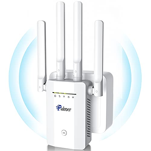 2023 WiFi Extender Signal Long Range Coverage to 9995sq.ft and 52+ Devices, Internet Booster for Home, Wireless Internet Repeater and Signal Amplifier, 5 Modes, Easy Setup,Supports Ethernet Port