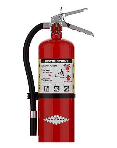 Amerex B402, 5 lb. ABC Dry Chemical Fire Extinguisher, with Wall Bracket