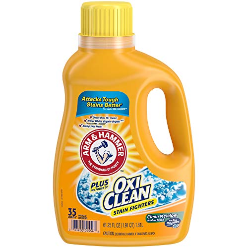 Arm & Hammer Plus OxiClean Clean Meadow Liquid Laundry Detergent, 61.25 fl oz