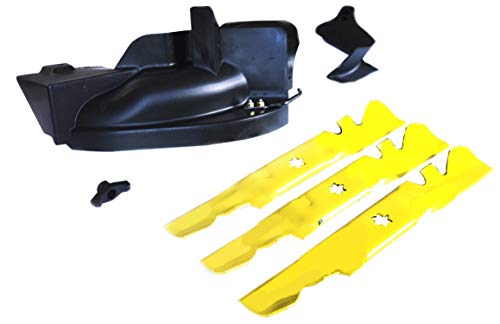 Arnold 19A30041OEM Lawn Mower Mulching Kit – Fits Cub Cade Lawn Tractors and Zero-Turn Mowers with 50 in. Cutting Decks (2015 and After), Black and Yellow