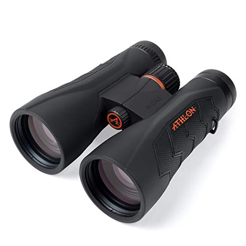 Athlon Optics 10x50 Midas G2 UHD Black Binoculars with Eye Relief for Adults and Kids, High-Powered Binoculars for Hunting, Birdwatching, and More
