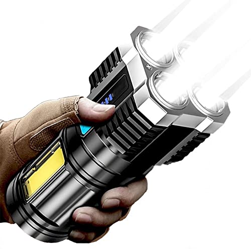 BeyondNice Outdoor Walking Flashlight 1200lm Torch LED Ultra Bright Tactical Torch, Ultra Wide Illumination Atmosphere