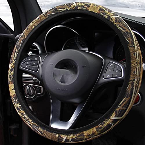 Car Steering Wheel Cover Large and Small Trucks Buses Breathable Non-Slip Steering Wheel Cover Van Handlebar Cover