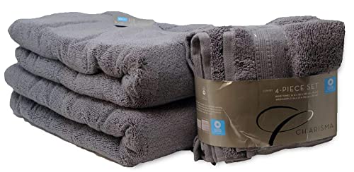 Charisma Plush Towels Bundle | Includes: 2 Luxury Bath Towels, Hand Towels & Washcloths | Quality, Ultra Soft Towel Set | 6 Pieces