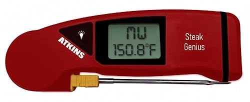 Cooper-Atkins 94100-01 Steak Genius Meat Thermometer for Food Safety and Handling in Commercial Grade Restaurant Kitchens