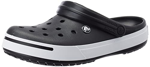 Crocs Unisex-Adult Crocband 2 Clogs, Black/Black, 9 US