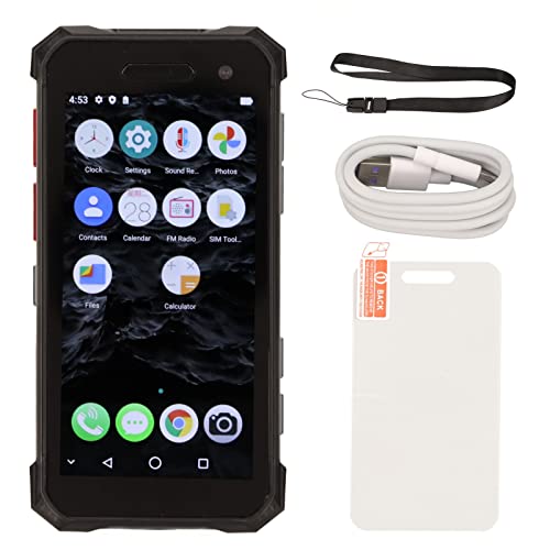 Dilwe S10max Rugged Cell Phone, 3.5in HD IPS Screen, Android 10.0 4GB RAM NFC Unlocked Smartphone, IP68 Waterproof Rugged Smartphone Unlocked, 3800mAh (#2)