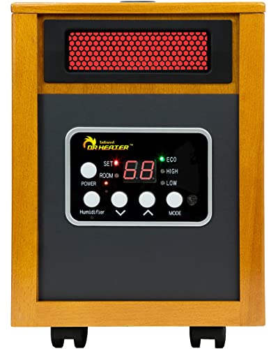 Dr. Infrared Heater Portable Space Heater with Humidifier, 1500-Watt