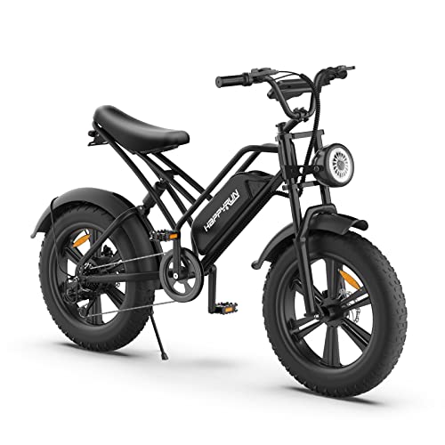 Electric Bike for Adults, Ebike 1500W/48V/18Ah , TANK 20" Fat Tire Electric Bicycles Up to 30MPH & 68 Miles with Removable Battery, Colorful Dispaly, Throttle & Pedal Assist, Shimano 7-Speed (G50)