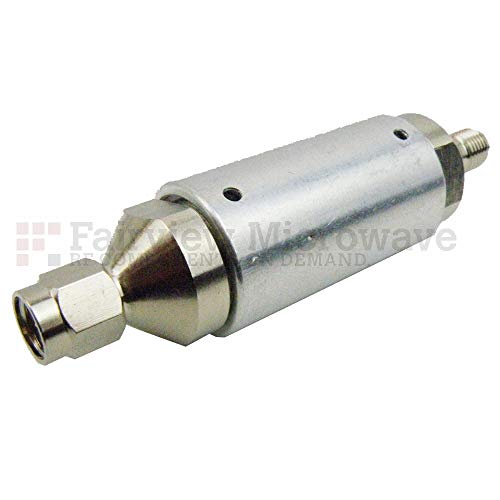 Fairview Microwave SA3S5W-30 30 dB Fixed Attenuator SMA Male (Plug) to SMA Female (Jack) Up to 3 GHz Rated to 5 Watts, Aluminum Body, 1.2 VSWR