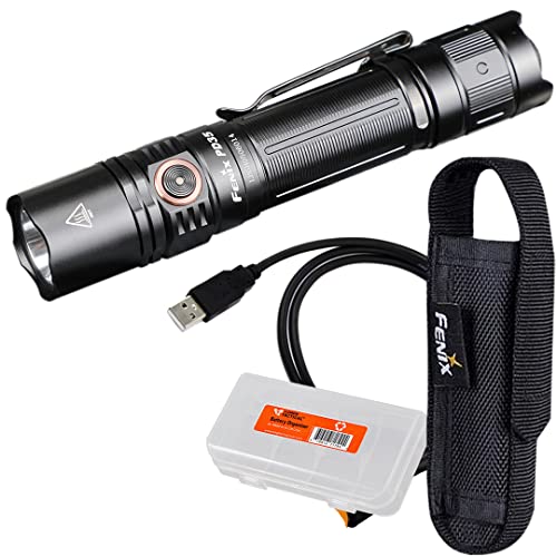 Fenix PD35 v3.0 Rechargeable Tactical Flashlight, 1700 Lumens EDC with Battery and LumenTac Organizer