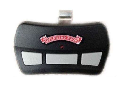Garage Door Opener Visor Remote by Overhead Door - CodeDoger - Three Button - OCDTR-3,black and red,1 Pack