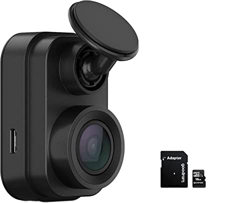 Garmin Dash Cam Mini 2, 1080p, 140-degree FOV, Incident Detection Recording (International Version) and 16GB SD Card Included, Black