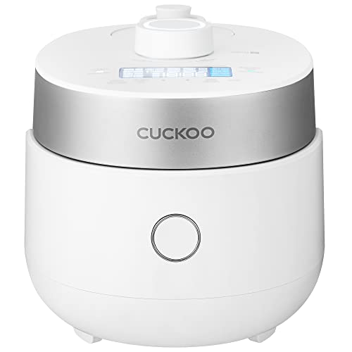 Generic CUCKOO CRP-MHTR0309F | 3-Cup (Uncooked) Twin Pressure Induction Heating Rice Cooker | 11 Menu Options: High/Non-Pressure & More, Made in Korea | White, 3 Cups (CRP-MHTR0309F)