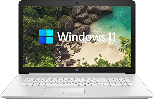HP 17.3” Laptop (Latest Model), 11th Gen Intel Core i3-1115G4, 8GB RAM, 512GB SSD, Anti-Glare Display, Intel UHD Graphics, Long Battery Life, Windows 11
