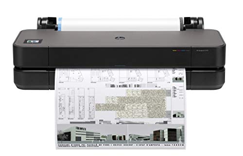 HP DesignJet T210 Large Format 24-inch Plotter Printer, with Modern Office Design (BAG32A), Black