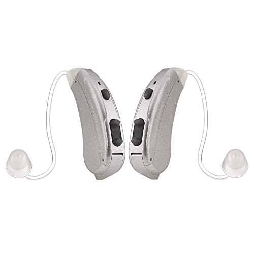 Icon by Audicus OTC Hearing Aids (Set of 2), App Controlled, In Beige, Directional Mircophones with App Hearing Test & Adjustments