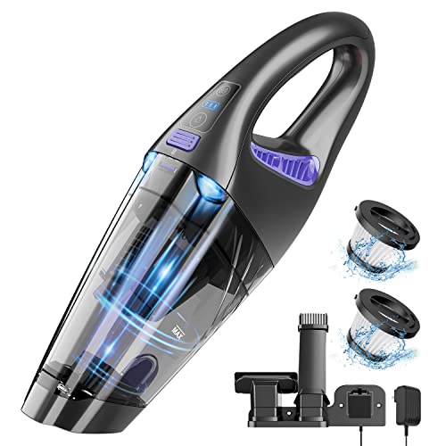 IMINSO Handheld Vacuum Cordless Car Vacuum Cleaner 9000PA, Rechargeable Hand Vacuum Cordless with LED, Lightweight, Portable Hand Held Vacuum, Handheld Car Vacuum for Car/Stairs/Pet Hair