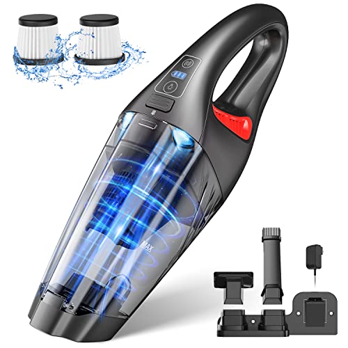 IMINSO Handheld Vacuum Cordless Car Vacuum, Lightweight Rechargeable Hand Vacuum Cordless, Mini Vacuum, Portable Vacuum for Car/Home, Held Vacuum, Dust Busters