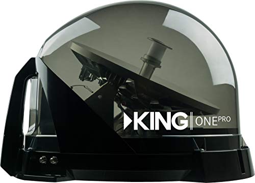 KING KOP4800 One Pro Premium Satellite TV Antenna - Works with Dish, DIRECTV, or Bell (Canada)