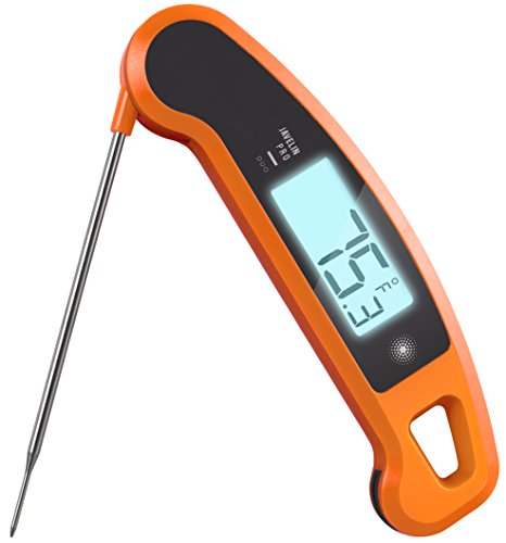 Lavatools Javelin PRO Duo Ambidextrous Backlit Professional Digital Instant Read Meat Thermometer for Kitchen, Food Cooking, Grill, BBQ, Smoker, Candy, Home Brewing, Coffee, and Oil Deep Frying