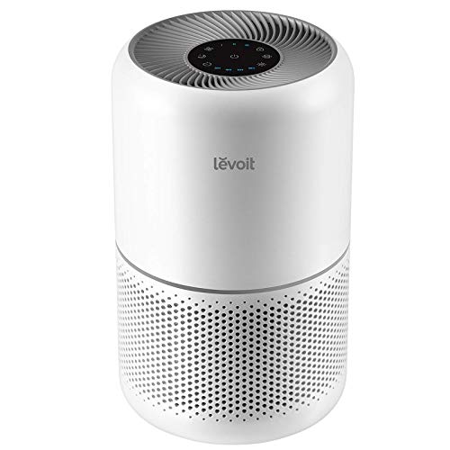 LEVOIT Air Purifier for Home Allergies Pets Hair in Bedroom, H13 True HEPA Filter, Covers Up to 1095 Sq.Foot, 24db Filtration System, Remove 99.97% Dust Smoke Mold Pollen, Core 300, White