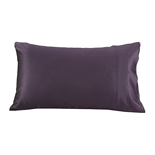 LilySilk UK2005-21-5065 100% Mulberry Silk Pillowcase Terse 25 Momme, Standard/20 x 26", Purple