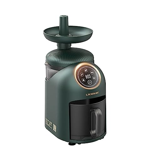 LIVEN G-69 6-cup Electric Food Processor, Meat Grinder & Vegetable Chopper with Visual Cup and 5 Speeds, 304 Stainless Steel S-shaped Blade, 350W, Green