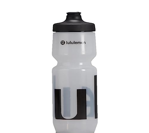 Lululemon Purist Cycling 26 oz BPA Free Water Bottle by Specialized Bikes (Black/Purist Wordmark)