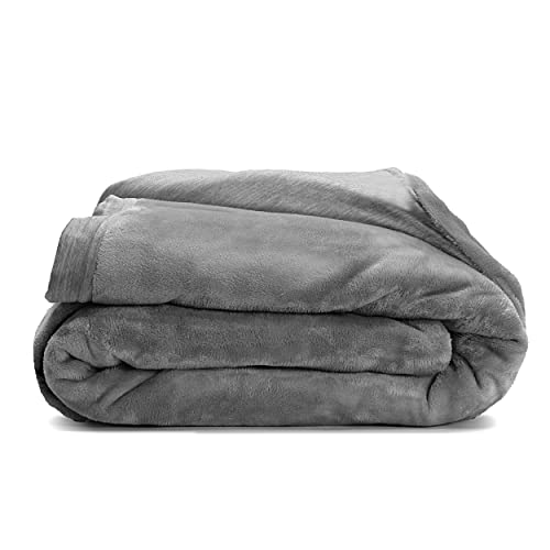 Luna [CoolLuxe True Cooling Weighted Blankets + Duvet Cover] Premium Quality Bed Blanket | Breathable Weighted Cooling Blanket | Summer Cooling Blanket [12lbs - Full - 48" x 72"] [Light Grey]