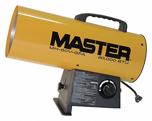 Master 18-7/64" x 7-7/64" x 13" Forced Air Heater with 1500 sq. ft. Heating Area