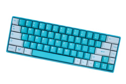 Matrix Elite Series Teal 65% Mechanical Gaming Keyboard: Fast Switches - Millions of RGB Options - No Latency - 61 Keys - Doubleshot PBT keycaps - Hot Swappable (Blue Switches)