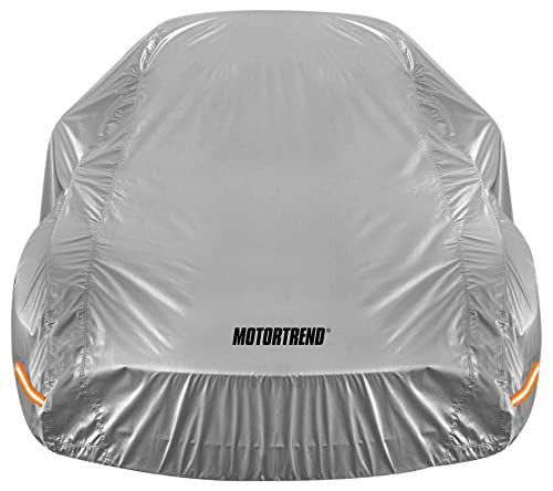 Motor Trend SafeKeeper All Weather Car Cover - Advanced Protection Formula - Waterproof 6-Layer for Outdoor Use, for Sedans Up to 157" L (OC-641N)