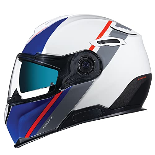 Nexx X Vilitur Stigen Helmet - White/Blue - Medium