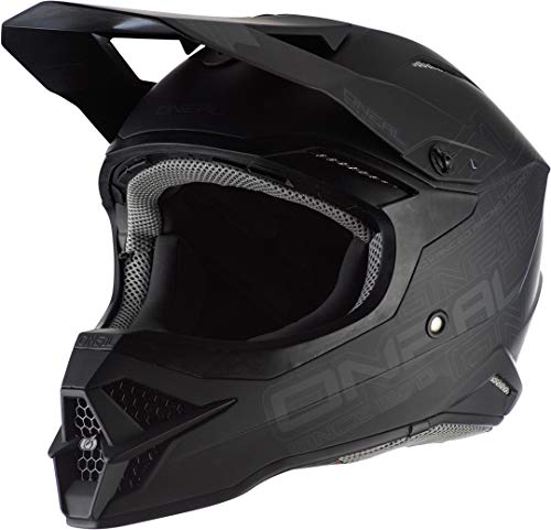 O'Neal - 0627-006 3 Series Unisex-Adult Off-Road Helmet (Flat Black, XXL)