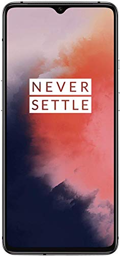 OnePlus 7T Dual-SIM 128GB/8GB RAM (GSM, CDMA) Factory Unlocked 4G/LTE Android Smartphone - International Version (Frosted Silver)