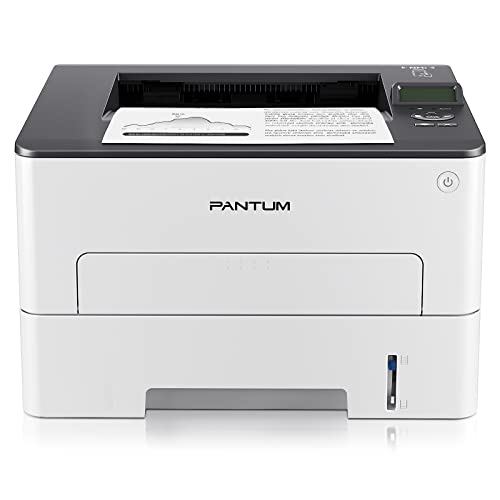 Pantum Monochrome Laser Printer Black and White Laser Printer Wireless Small Computer Printer with Auto Duplex 2-Sided Printer Home Use with Mobile Printing and School Student, 30ppm P3012DW (White)