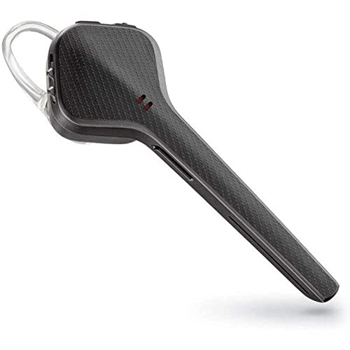 Plantronics Bluetooth Headset, Voyager 3200 Bluetooth Earpiece, Compatible with iPhone and iPad, Diamond Black (Renewed)
