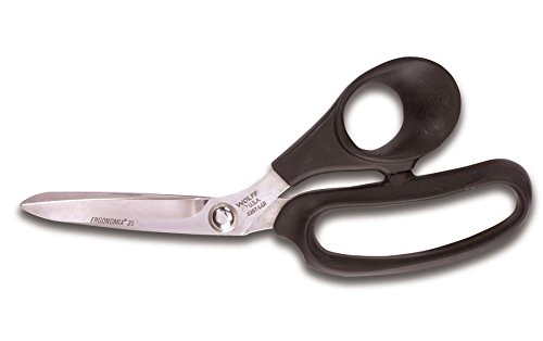 Professional Poultry Shears, Heavy Duty, Made in USA. Chemically Bonded, Food Safe, Ergonomic Fibrox Handles. Wolff Industries Poultry Shears - Choose Your Color and Size (9 in. - Left Hand - Black)