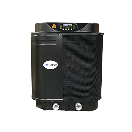 Puri Tech Quiet Heat 112,000BTU Pool Heat Pump with Savings Optimizer