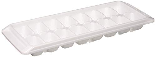 Rubbermaid Ice Cube Tray, White, Pack of 6