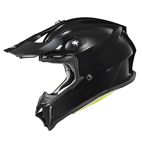 ScorpionEXO VX-16 Dual Off-Road Dirt Bike MX ATV UTV Motocross Racing Adult Full Race Helmet with Visor Dot Approved (Black - Large)