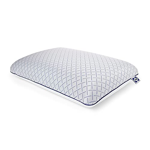 Sealy Essentials Cool Touch Memory Foam Pillows, 2 Pack,White