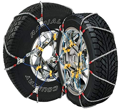 Security Chain Company SZ468 Super Z8 8mm Commercial and Light Truck Tire Traction Chain - Set of 2