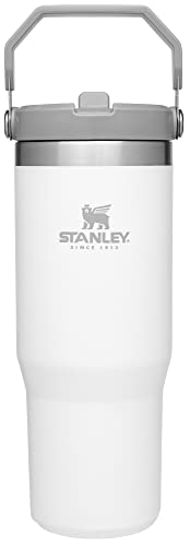 Stanley IceFlow Stainless Steel Tumbler with Straw - Vacuum Insulated Water Bottle for Home, Office or Car - Reusable Cup with Straw Leakproof Flip - Cold for 12 Hours or Iced for 2 Days