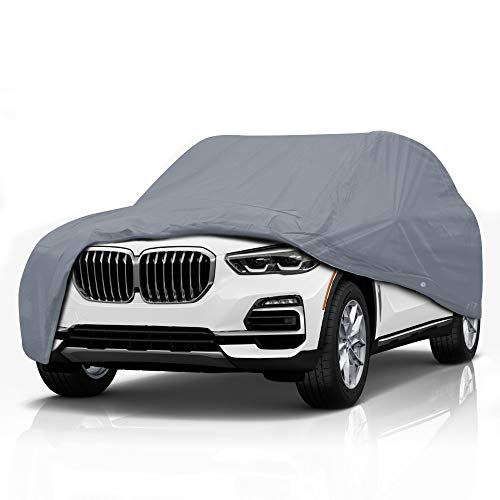 Supreme SUV Car Cover for BMW X4 2015-2023 SUV 4-Door All Weather Protection Semi Custom Fit Full Coverage Dust, Sun, Snow, Rain, Hail Protection Outdoor / Indoor