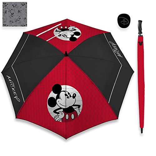 Team Effort Disney Mickey Mouse Golf 62" WindSheer Lite Umbrella, Multicolor