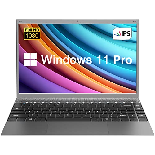 Tulasi Laptop, Windows 11 Laptop Computer, 12GB RAM 256GB SSD Intel Celeron N4120 Quad-Core, 14 inch 1080P IPS Display Ultra Slim Laptop, 2.4G/5G WiFi, Bluetooth 4.2, Webcam, Long Battery Life