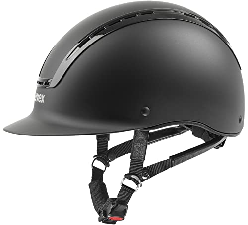 uvex suxxeed Active Horse Riding Helmet for Women & Men, Black, XXS-S - Adjustable & Excellent Ventilated Helmet