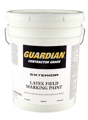 Valspar 44-655P White Latex Professional Quality Guardian Field Marking Paint - 5 Gallon